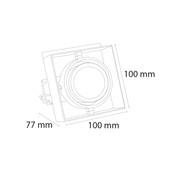 Baffle Tavan Armatürü | (UN229)