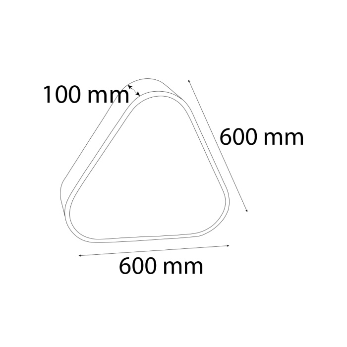 Üçgen Davul Lineer Aydınlatma (UN407)