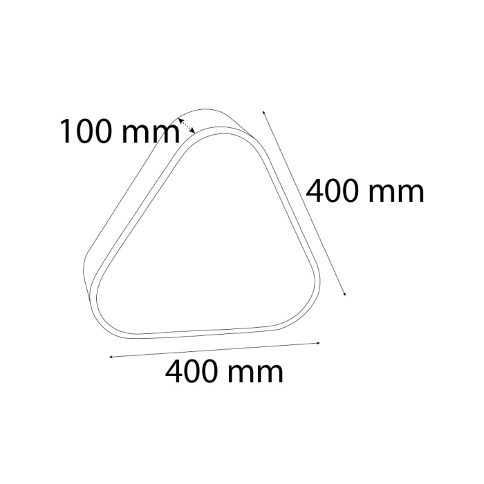 Üçgen Davul Lineer Aydınlatma (UN407)