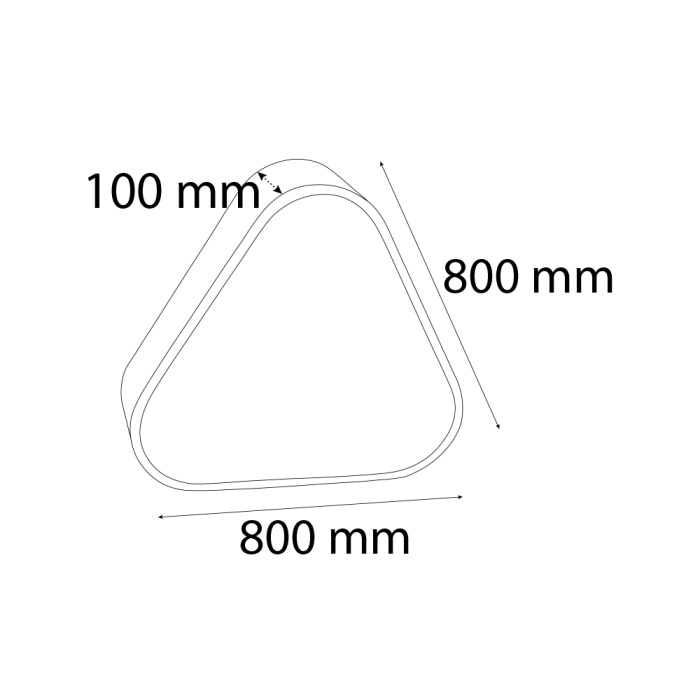 Üçgen Davul Lineer Aydınlatma (UN407)