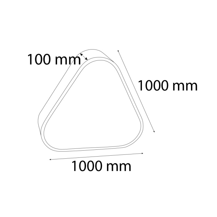 Üçgen Davul Lineer Aydınlatma (UN407)