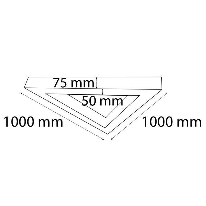 Üçgen Lineer Aydınlatma  (UN412)