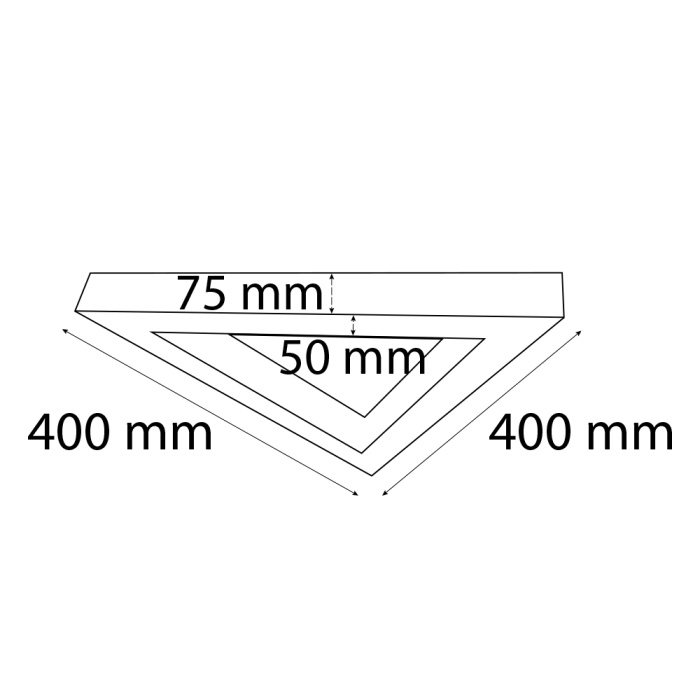 Üçgen Lineer Aydınlatma  (UN412)