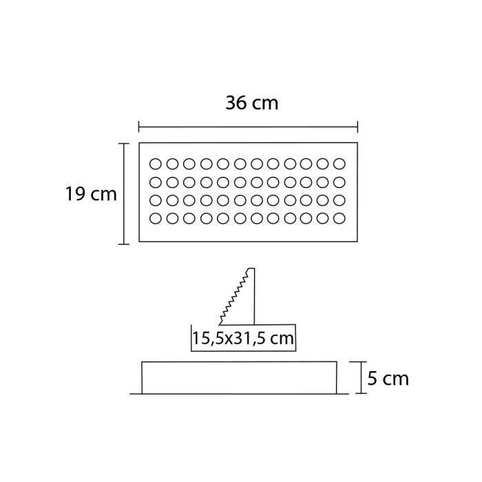 Kuyumcu Armatürü 72W  (UN810)