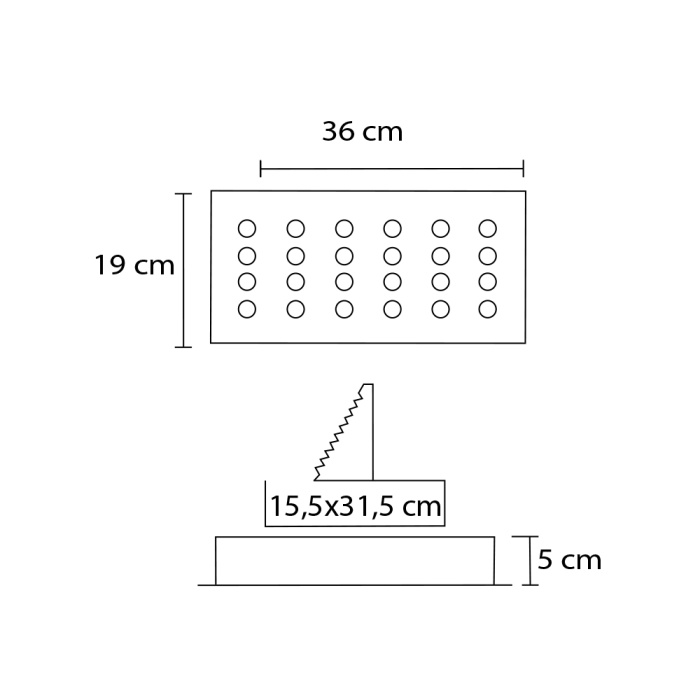 Kuyumcu Armatürü 36W  (UN806)