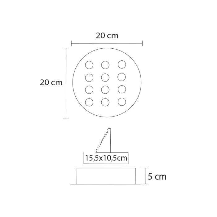 Kuyumcu Armatürü 18W | (UN800)