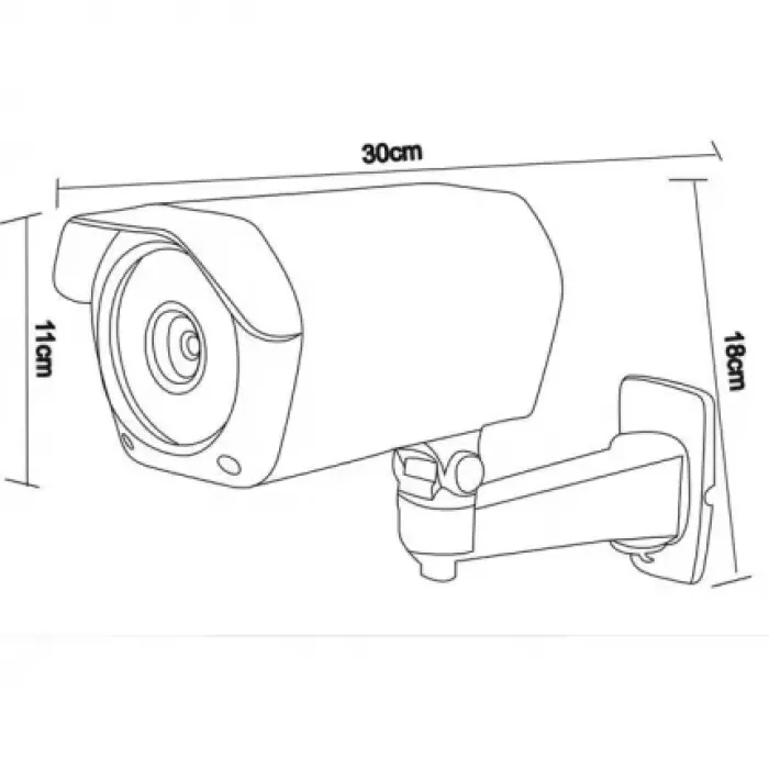 URANIUM ANHD30-R2072Y 2MP 2.8-12MM VARIFOCAL LENS 60MT IR METAL KASA 4IN1 BULLET KAMERA