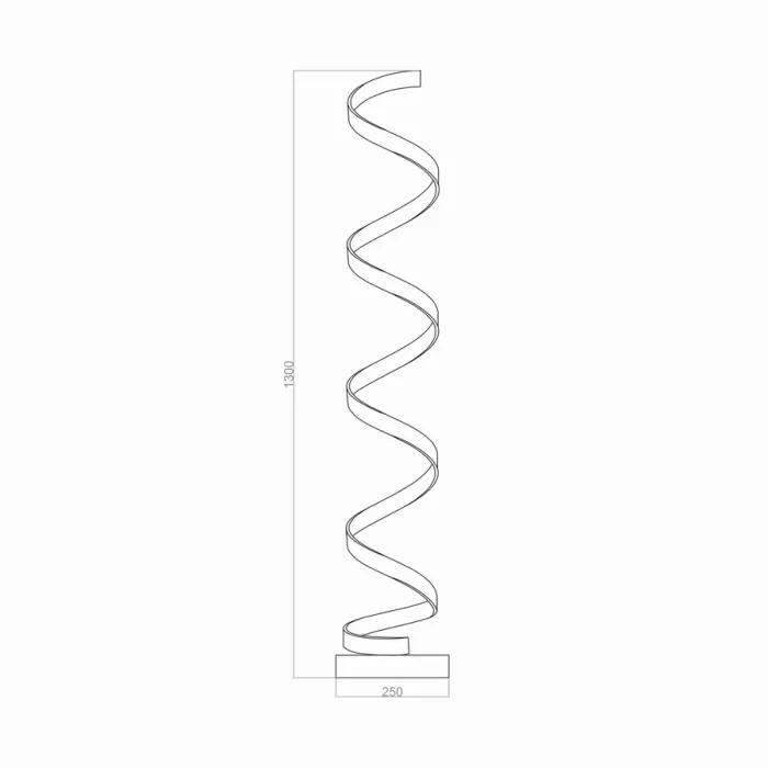 Led Lambader SPIRAL UNT20056 130cm