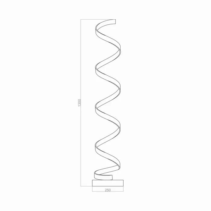 Led Lambader SPIRAL UNT20056 PRO 130cm