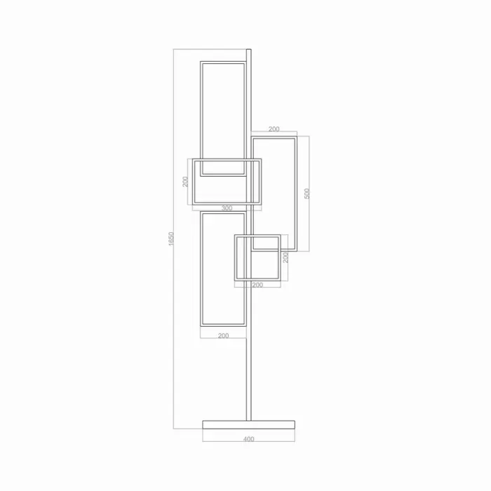 Led Lambader LUXGROUP UNT20302 PRO 165cm