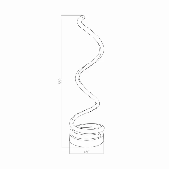 Led Masa Lambası SPIRAL UNT20198 55cm