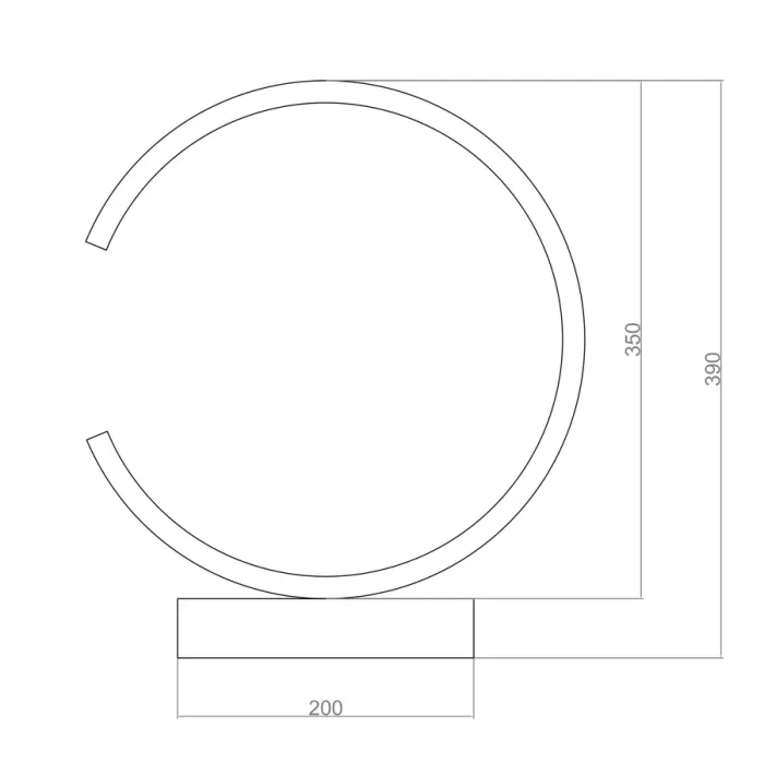 Led Masa Lambası C LUX UNT21003 35cm