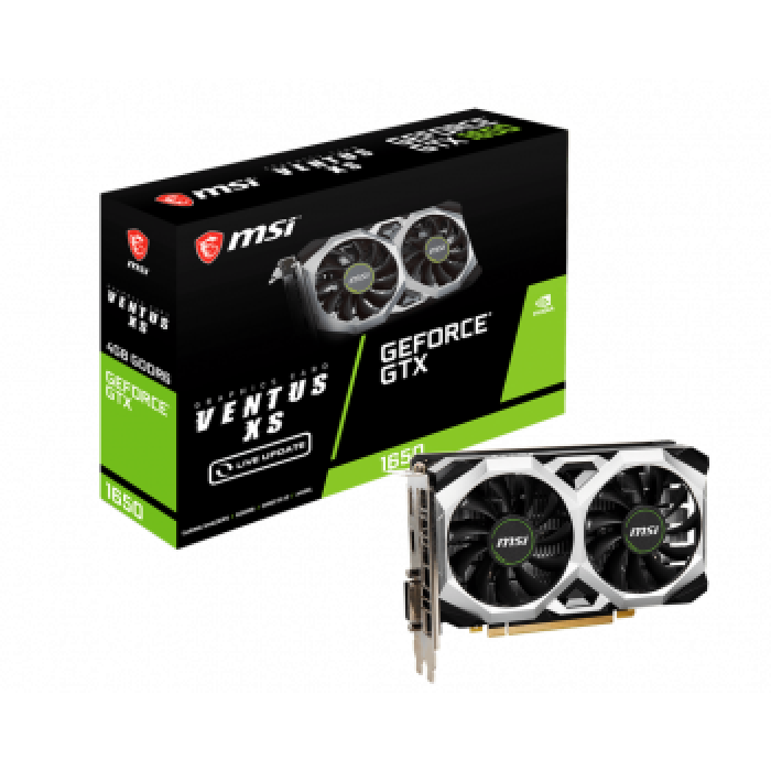 MSI GTX 1650 D6 VENTUS XS V1 4G DP DVI HDMI 128Bit