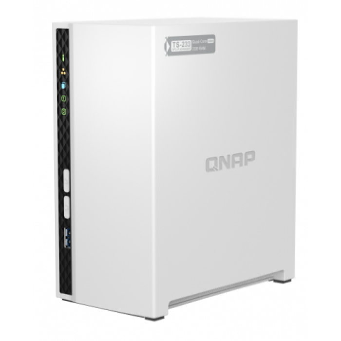 QNAP TS-233 2 YUVALI 2GB DEPOLAMA ÜNİTESİ (Resmi Distribütör Garantili)