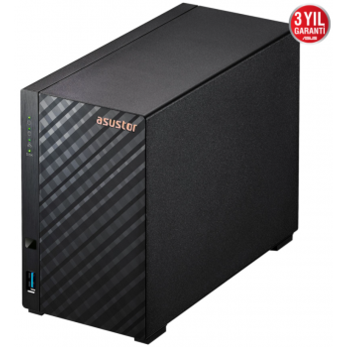 ASUSTOR AS1102T 2 YUVALI 1GB NAS DEPOLAMA ÜNİTESİ