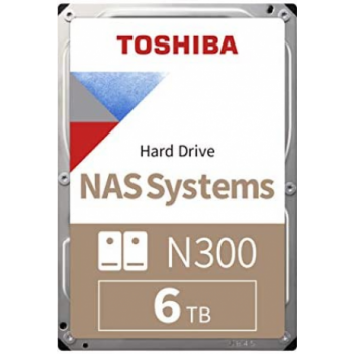 6TB TOSHIBA N300 7200RPM SATA3 256MB HDWG460UZSVA