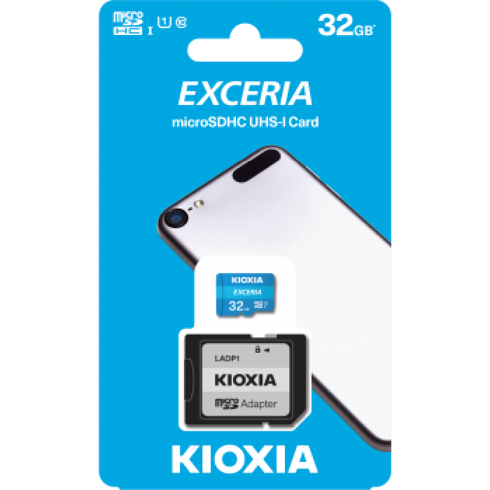 32GB MICRO SDHC C10 100MB/s KIOXIA LMEX1L032GG2