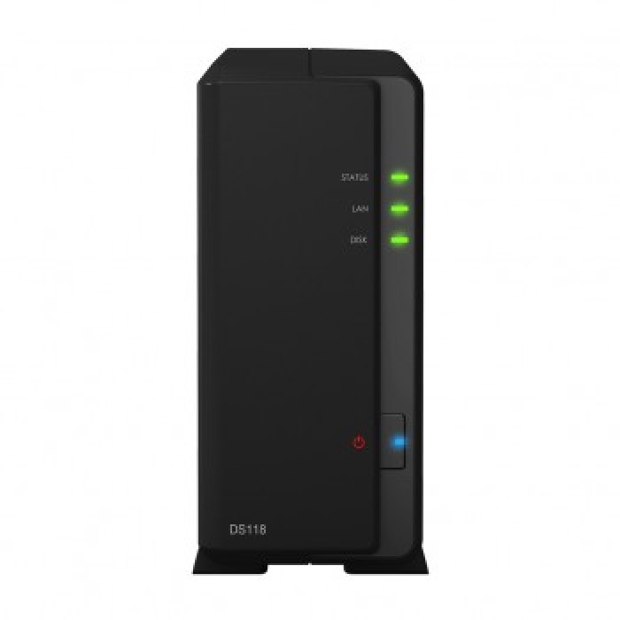 SYNOLOGY DS118 1 YUVALI 1GB NAS DEPOLAMA ÜNİTESİ