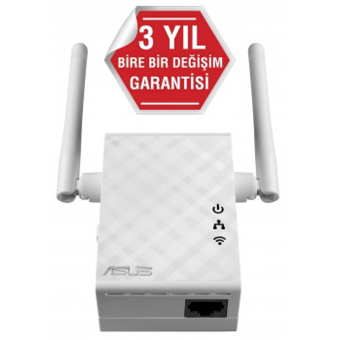 ASUS RP-N12 300Mbps PRİZ TİPİ MENZİL GENİŞLETİCİ