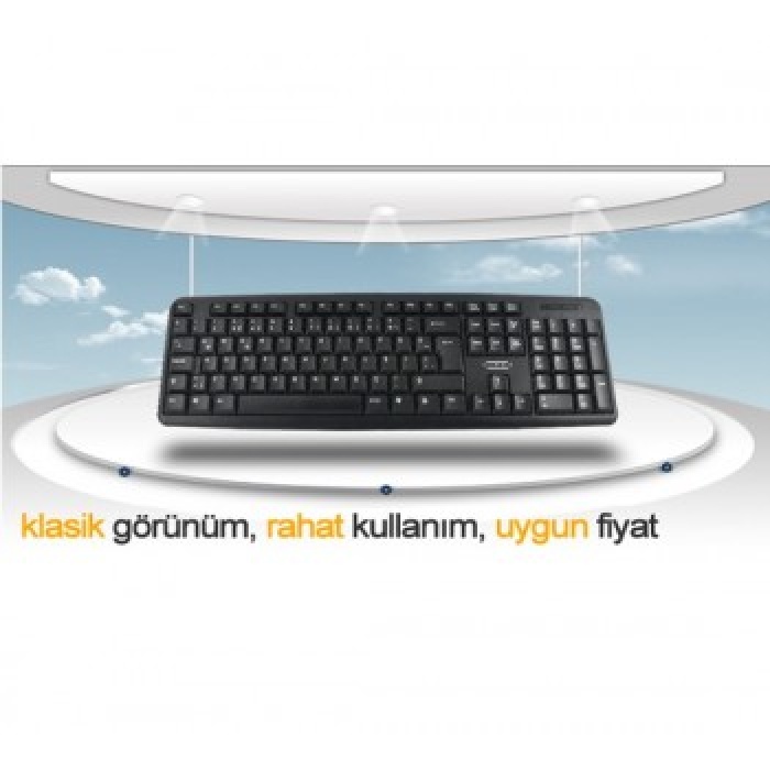 HIPER KM-3055 STANDART KLAVYE USB SİYAH