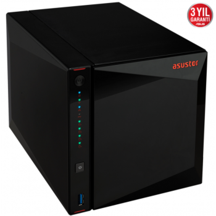 ASUSTOR AS5304T 4 YUVALI 4GB NAS DEPOLAMA ÜNİTESİ