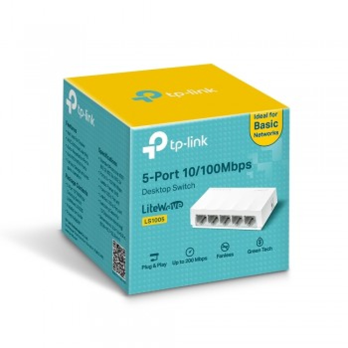 TP-LINK LS1005 5PORT 10/100 YÖNETİLEMEZ SWITCH