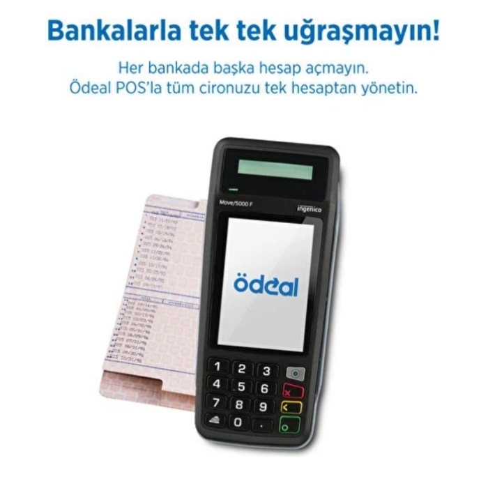 İngenico Move 5000F Mobil Eft Pos Kasa / Ödeal Ödeme Sistemi