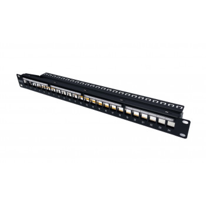 DIGITUS DN-91411-1 24PORT RAF TİPİ PPANEL 1U SİYAH