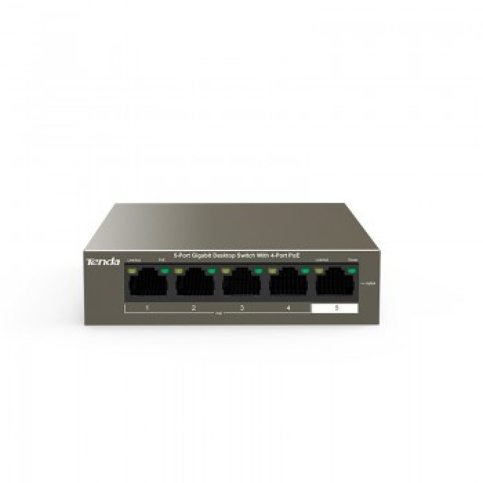 TENDA TEG1105P-4 5 PORT 10/100/1000 YÖNETİLEMEZ POE SWITCH