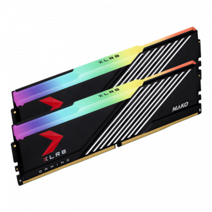 PNY XLR8 Gaming MAKO EPIC-X RGB 32GB (2x16GB) 6000MHz CL40 DDR5 Gaming Ram (MD32GK2D5600040MXRGB)