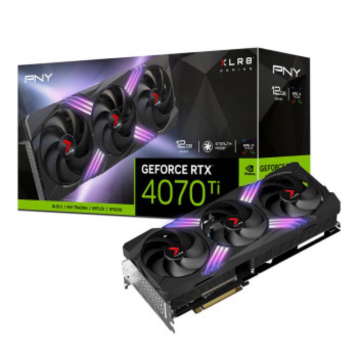 PNY RTX 4070 Ti XLR8 Gaming VERTO 12GB GDDR6X 192Bit (VCG4070T12TFXXPB1)