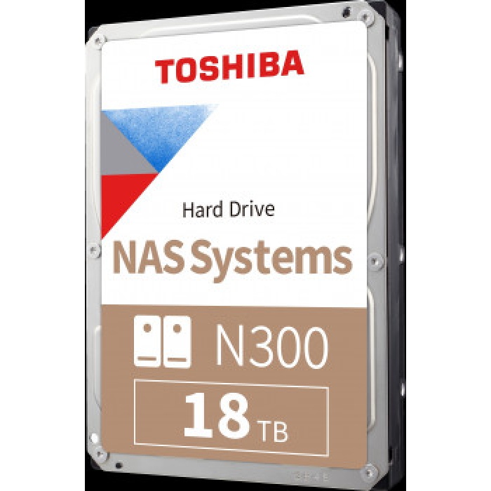 18TB TOSHIBA 7200RPM N300 SATA3 512MB HDWG51JUZSVA