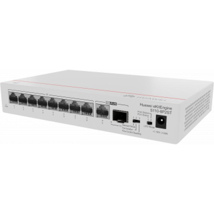 HUAWEI eKIT ENGINE S110-8P2ST 124W 10 PORT 20GBIT/S YÖNETİLEMEZ SWITCH