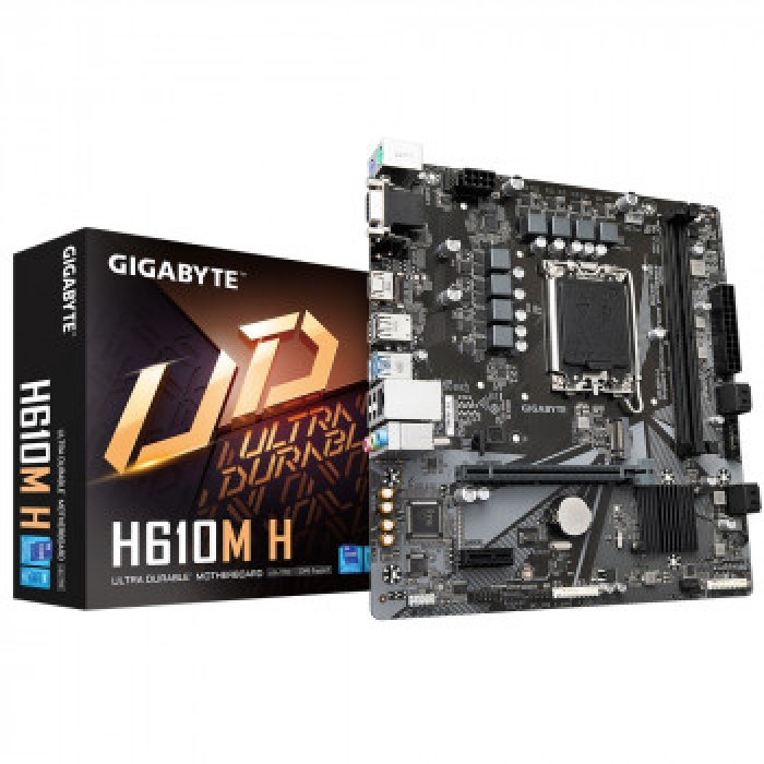 GIGABYTE H610M H DDR5 5600Mhz HDMI M.2 MATX 1700P