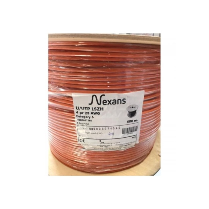 CAT 6 UTP LSZH (HF) 500 MT DATA KABLOSU NEXANS