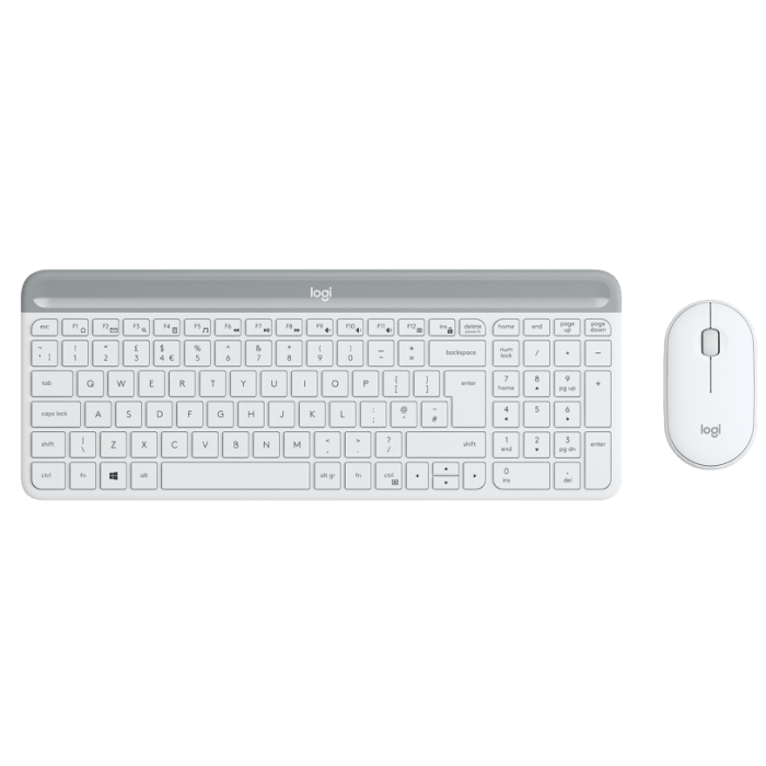 LOGITECH MK470 KABLOSUZ KLAVYE &amp; MOUSE SETİ BEYAZ 920-009436