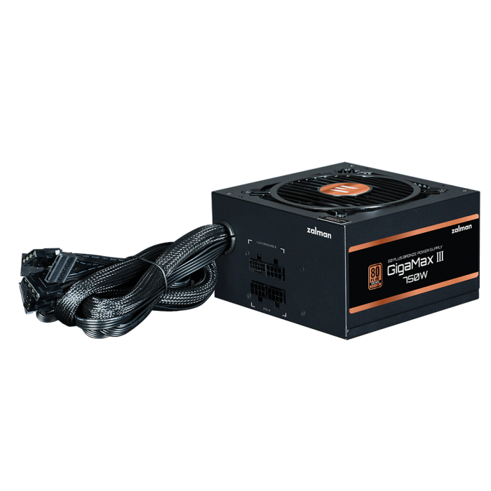 ZALMAN GIGAMAX III ZM750-GV3 80+ BRONZE 750W POWER SUPPLY