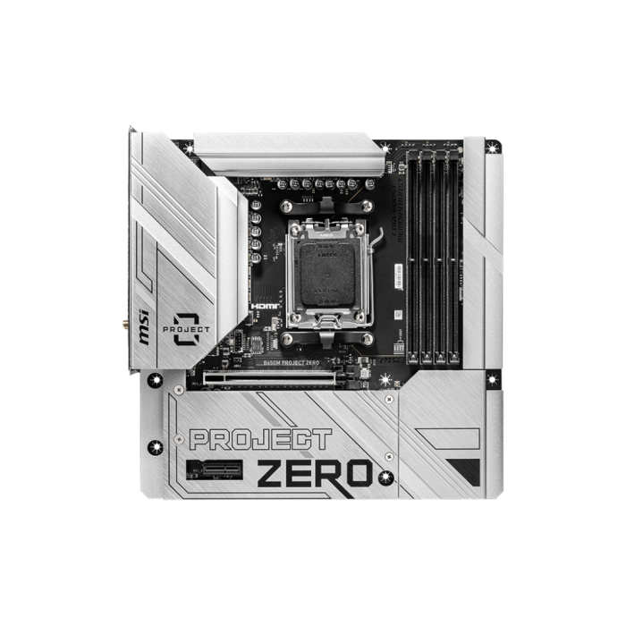 MSI B650M PROJECT ZERO AM5 DDR5 7600MHZ