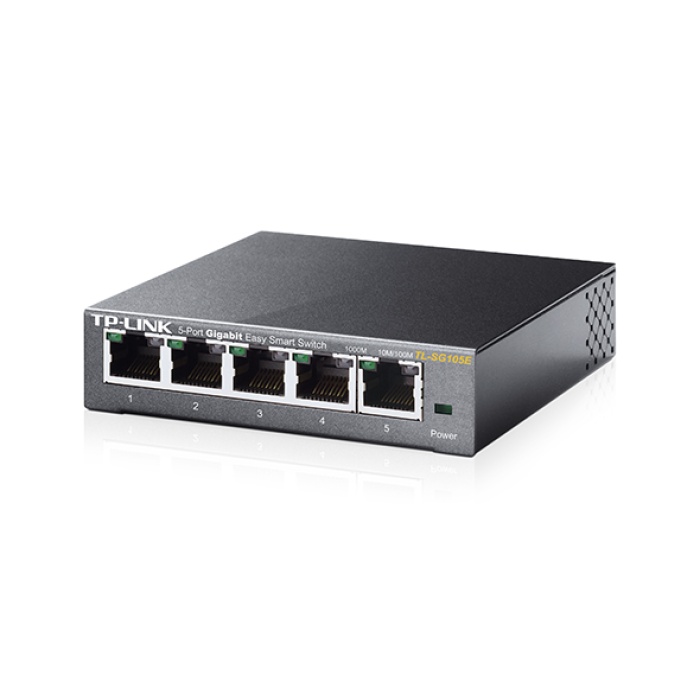 TP-LINK TL-SG105E 5PORT 10/100/1000 YÖNETİLEBİLİR SWITCH