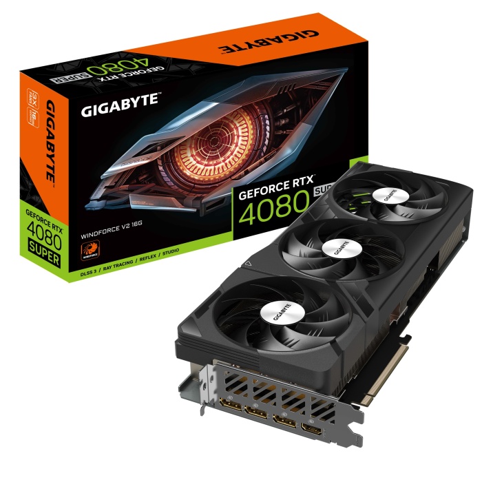 GIGABYTE GV-N408SWF3V2-16GD 16GB RTX4080 SUPER GDDR6X DLSS3 256BIT