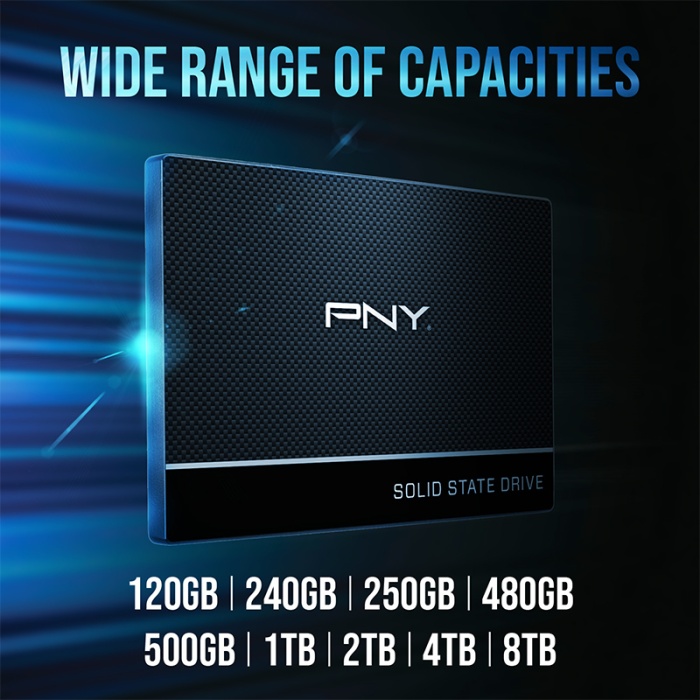 PNY CS900 500GB 535/500MB/s 2,5&quot; SATA3 SSD (SSD7CS900-500-RB)