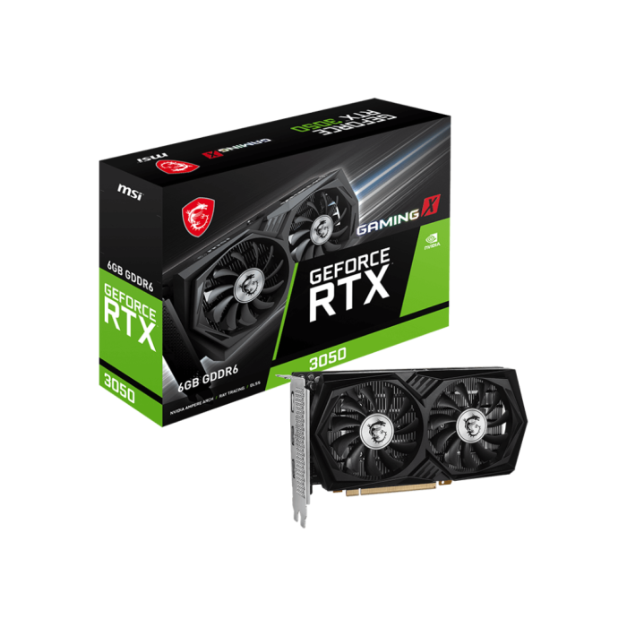 MSI GEFORCE RTX 3050 GAMING X 6G 6GB GD6 96B