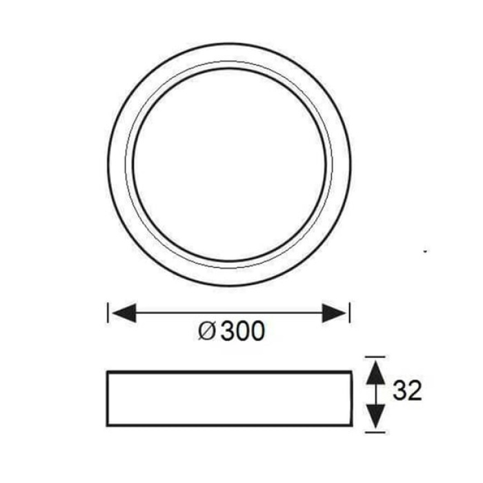 Jupiter 24W Sıva Üstü Led Panel