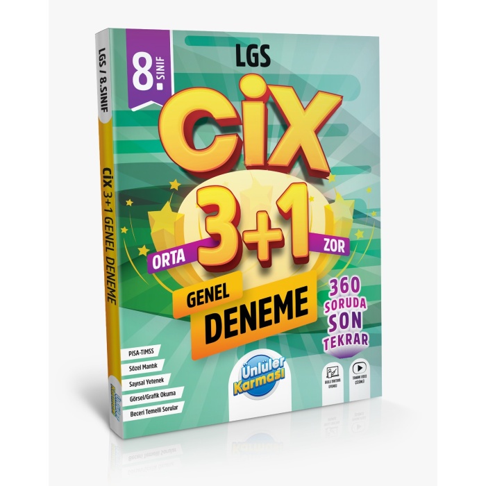 8 SINIF CİX 3+1 GENEL DENEME ÖRNEK