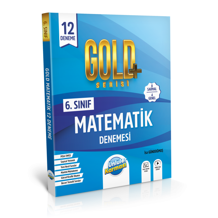 6.Sınıf  Matematik Gold + Seri 12 Deneme