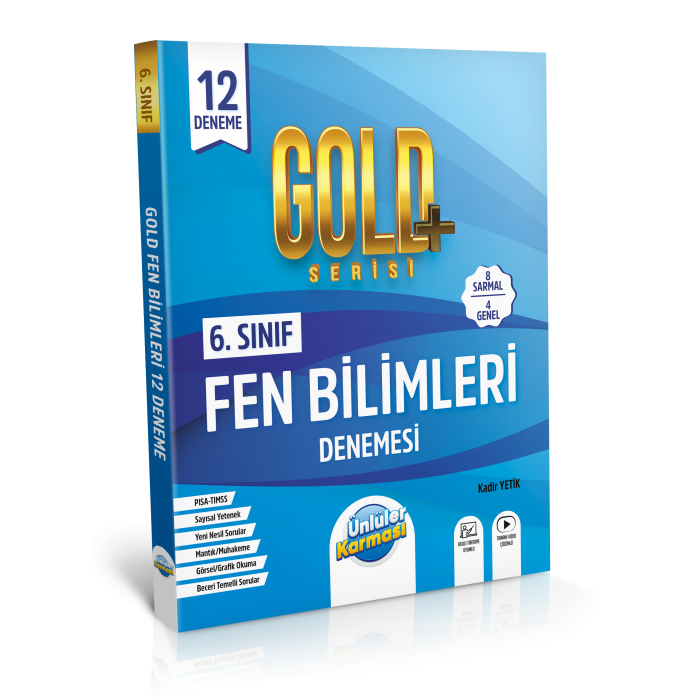 6.Sınıf Fen Bilimleri Gold + Seri 12 Deneme