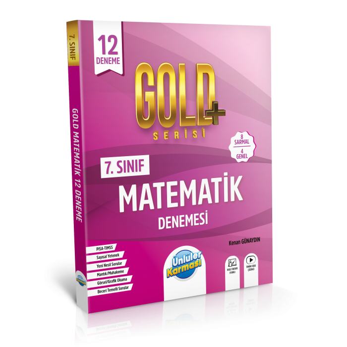 7.Sınıf Matematik Gold + Seri 12 Deneme