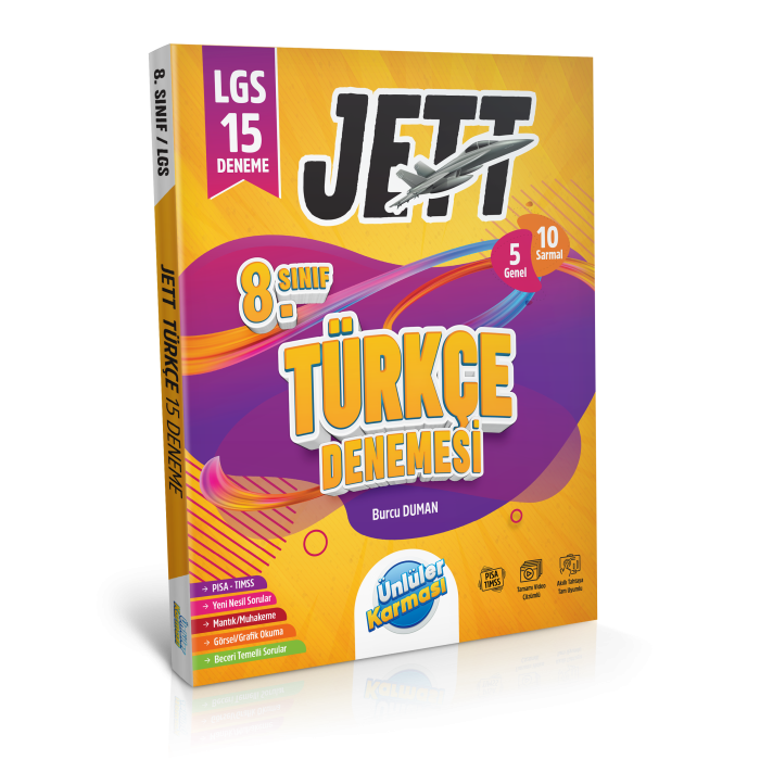 8.Sınıf Jett Türkçe 15 Deneme