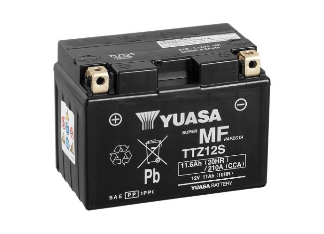 Yuasa TTZ12S 12V11AH Bakımsız Motosiklet ve Atv Aküsü