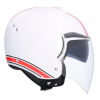 Shıro Jet&OFC SH-64sv Tokıo White güneş vizörlü camsız yarım kask